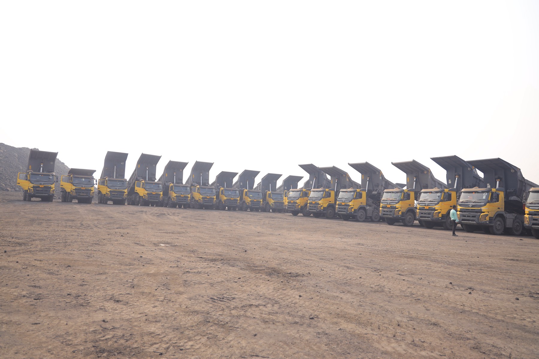 Open-cast mining operations